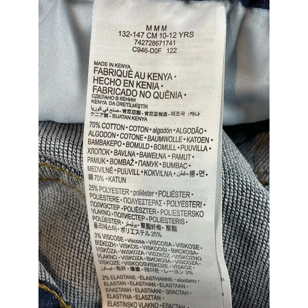 Levi's Skinny Taper Jeans with Functional Draw String Size M (10-12)